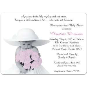   Gabrielle Magnet Small Baby Shower Invitations