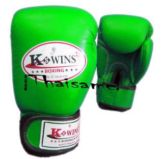 Green Boxing Gloves MMA Thai Kick SIZE 22, 24 OZ  