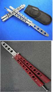 Dull Super Practice BALISONG BUTTERFLY stainless Knife Trainer BM40T 