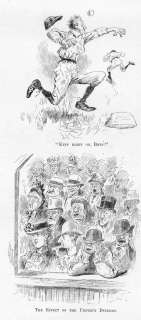 BASEBALL 1889 NATIONAL GAME, UMPIRE, TWO OUT, BATTER  