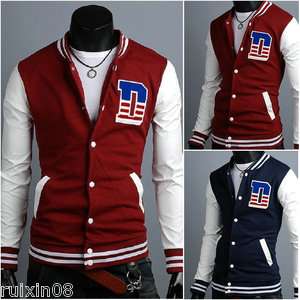 NWT Mens Baseball Hoody Jacket Uniform 2 color 4 size #1647  
