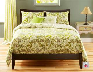   Lana Green Cream Floral SIS Bed in a Bag Set Choose Size  