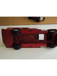 Tonka Toy fire truck pre 1970s may be for restoration No. 5 T.F.D 