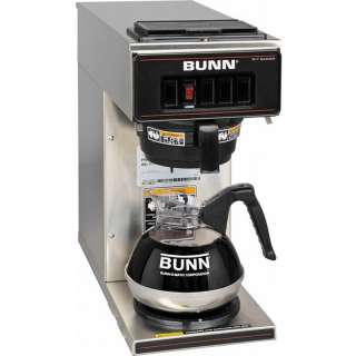 Bunn Commercial Coffee Maker Pourover Brewer Stainless Steel Machine w 