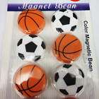 School White Board Round Football Basketball Magnet 10