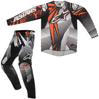   TECHSTAR ORANGE MX ENDURO MOTOCROSS JERSEY & PANTS COMBO KIT  