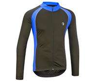Sprint Long Sleeve Cycle Jersey Black/Blue Sml