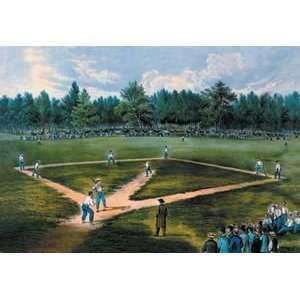 Baseball Diamond   Paper Poster (18.75 x 28.5)