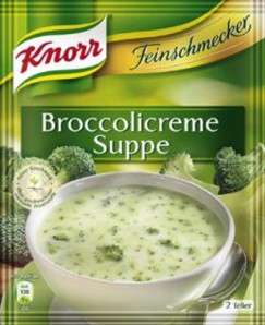 GREAT VALUE  10 x KNORR   BROCCOLI CREAM Instant Gourmet Soup  