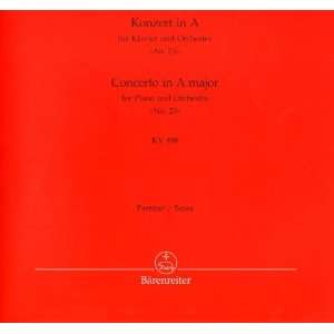  Konzert fur Klavier und Orchester Nr. 23 A Dur KV 488 