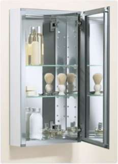   door mirrored frameless cabinet adds stylish storage ( view larger