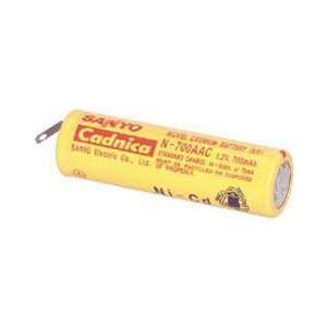  Sanyo AA NiCd Cell Battery with Tabs 700mAh Electronics