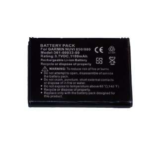  MPF Products Replacement Battery for Garmin Nuvi 800, 850 