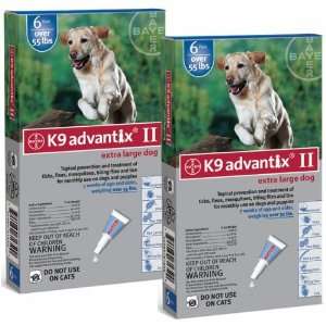   K9 ADVANTIX II Extra Large Dog (for dogs over 55 lbs)