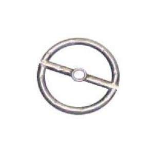   Natural Gas Stainless Round Single Fire Pit Ring Patio, Lawn & Garden