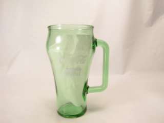 Rare Whataburger Cowboy Coke Green Glass Handle  