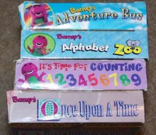   Counting, Barneys Adventure Bus, and Barneys Once Upon a Time