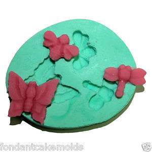 Fondant Butterfly Silicone Mold gumpaste 4700  