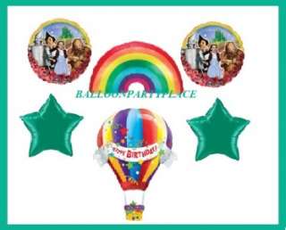 OVER THE RAINBOW WIZARD OF OZ BIRTHDAY party supplies1st 2nd 3rd 