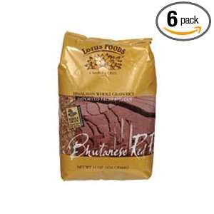 Lotus Foods Rice, Bhutanese Red, 15 Ounce (Pack of 6)  