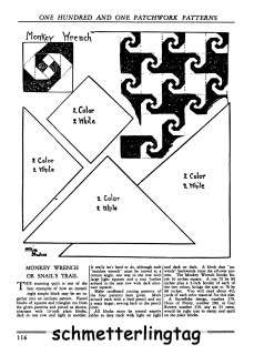 Antique Quilt Patchwork Patterns 1930s Depression Era  