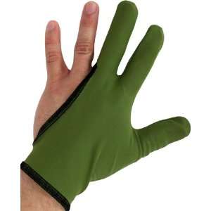  Longoni Billiard Glove   Olive   Left Hand Sports 