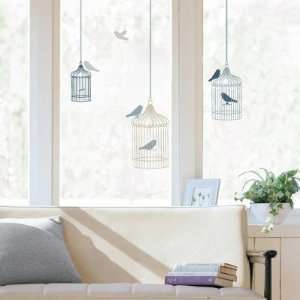  Bird cages (Window Decal) , 10x28