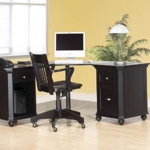  Ventura Corner Desk with File Drawer