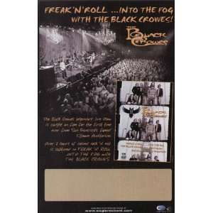  Black Crowes Freak Roll CD Promo Poster 2006