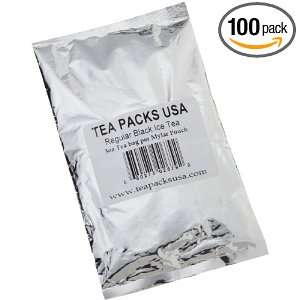 Tea Packs Tea Pure Ceylon Black Iced Tea Pouch, 3 Ounce Pouches (Pack 