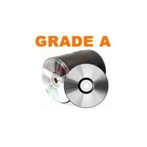  100 Grade A 52X CD R CDR media Shiny Silver Discs Bulk 48X Blank CD 