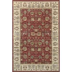   Area Rugs 5x8 Carpet Agra Persian Border Red Furniture & Decor