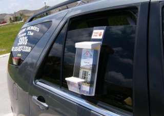 Outdoor Flyer & Card Holder for Vehicles Realtor Signs  