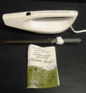 Hamilton Beach Scovill Electric Carving Knife 275 Used  