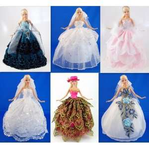  6 Item Bundle Ball Gowns Wedding Dresses Accessories Made 