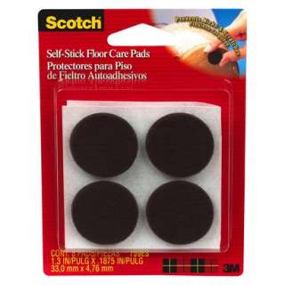 Scotch Self Stick Brown Felt Floor Care Pads 8 pk. product details 