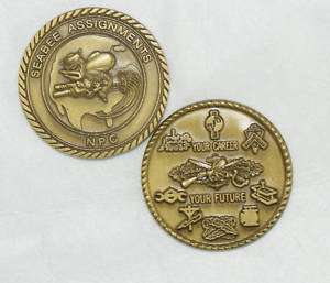 SEABEE ASSIGNMENTS NPC Challenge Coin  