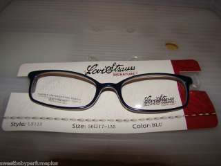Levi Strauss Flexible Stainless Eye Glass Frame $94Blue  
