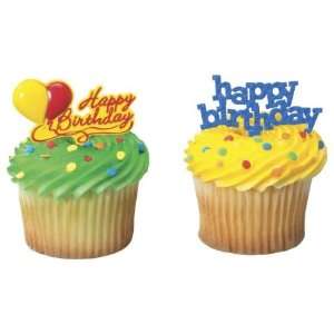 Happy Birthday Cupcake Toppers   24 Picks   Eligible for  Prime 