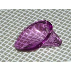  Sheer Purple Calla Lily Focal Bead Arts, Crafts & Sewing