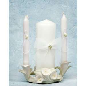  Calla Lily Bouquet Wedding Unity Candle Set