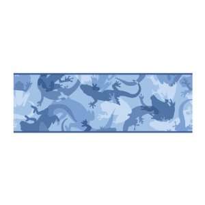   Candice Olson Kids CK7801B Camo Border, Blue