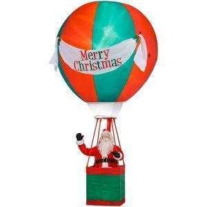 15 HOT AIR BALLOON Santa Christmas Airblown Inflatable Outdoor Decor 