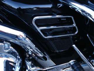 CHROME SIDE COVER TRIM RAILS FOR HARLEY TOURING 1993 UP  