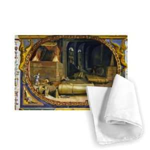  Cannon foundry (fresco) by Lodovico Buti   Tea Towel 100% 