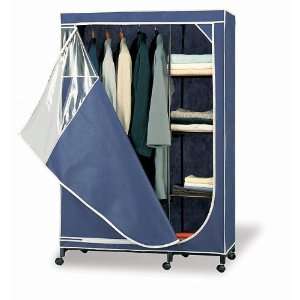  Neu Home Storage Armoire in Navy with White Trim