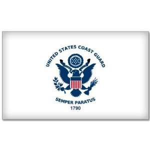  Coast Guard USA Ensign car bumper sticker 6 x 4 