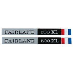    66 67 Fairlane 500 XL Door Panel Inserts (EMB26) Automotive