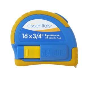   foot by 3/4 inch Tape Measure with Carpenter Pencil