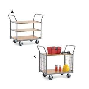 RELIUS SOLUTIONS Wood/Steel Utility Carts  Industrial 